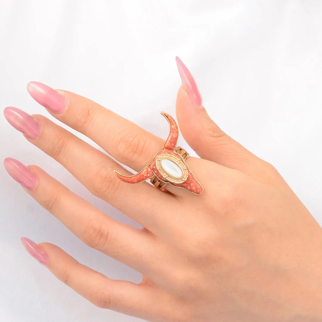 Longhorn Orange Sponge Coral Golden Ring sold by Barse product image thumbnail 2