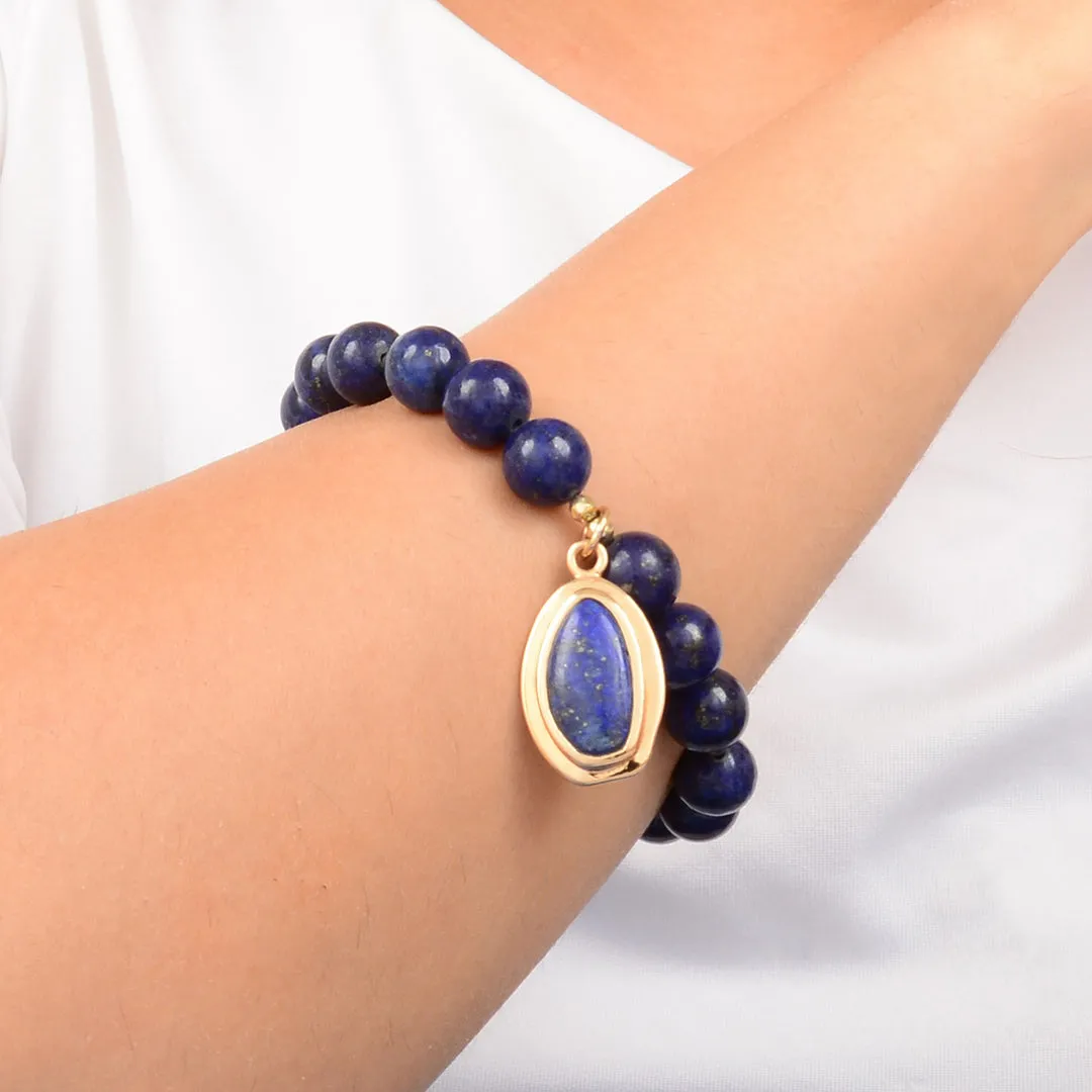 Oasis Red Magnesite Golden Charm Bracelet sold by Barse product image thumbnail 5
