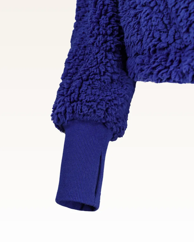 Classic Cropped Sherpa Lounger Jacket sold by Jill Martin product image thumbnail 5
