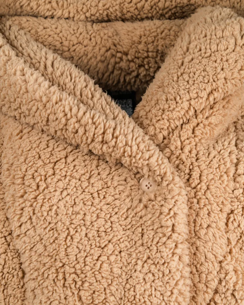 Classic Cropped Sherpa Lounger Jacket sold by Jill Martin product image thumbnail 5