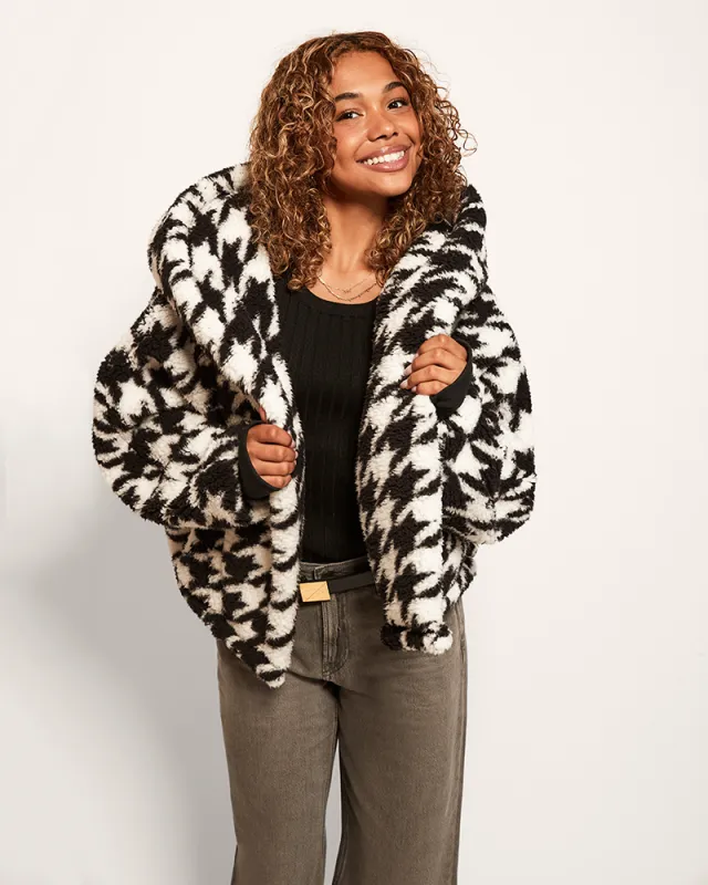 Classic Cropped Sherpa Lounger Jacket sold by Jill Martin