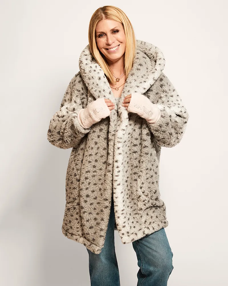 Classic Unisex Sherpa Lounger Jacket sold by Jill Martin