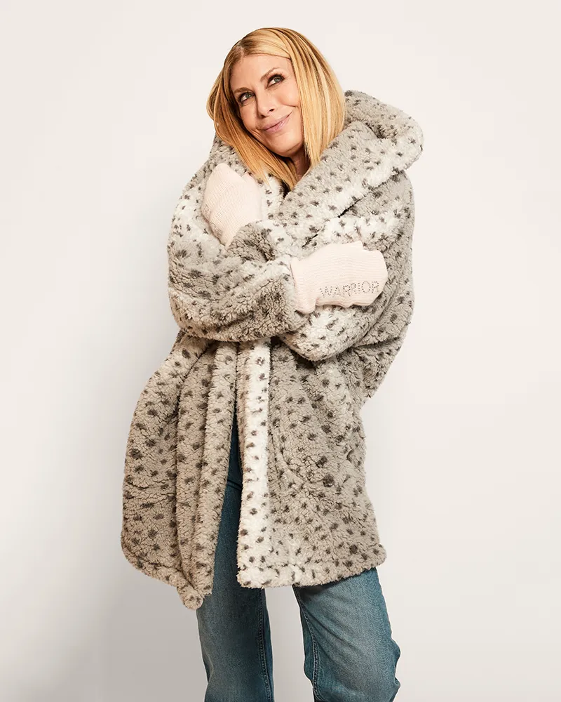 Classic Unisex Sherpa Lounger Jacket sold by Jill Martin product image thumbnail 5