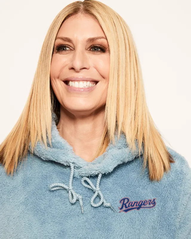 Texas Rangers Unisex Sherpa Hoodie sold by Jill Martin