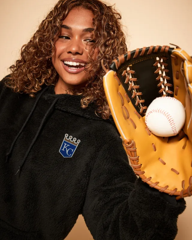 Kansas City Royals Unisex Sherpa Hoodie made by Jill Martin