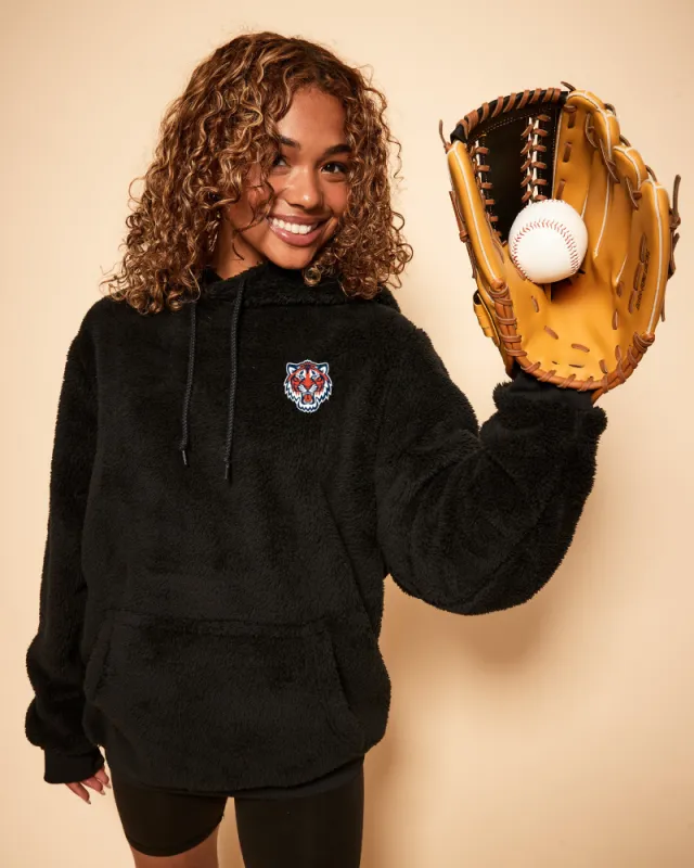 Detroit Tigers Unisex Sherpa Hoodie sold by Jill Martin