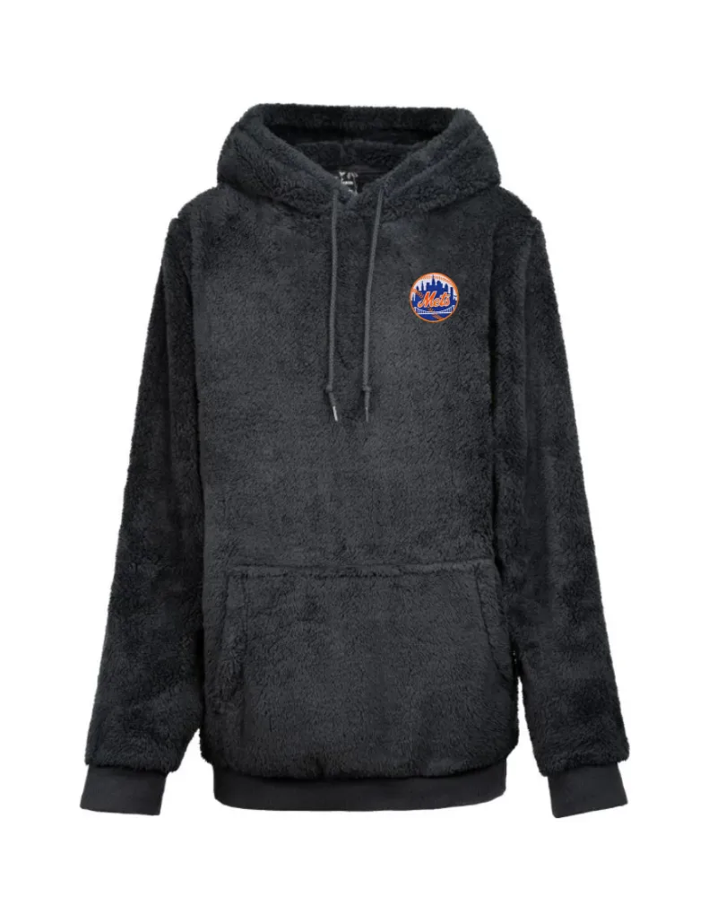New York Mets Unisex Sherpa Hoodie sold by Jill Martin product image thumbnail 4