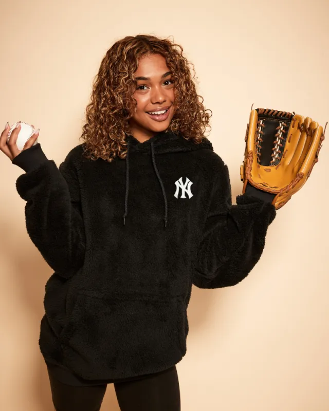 New York Yankess Unisex Sherpa Hoodie sold by Jill Martin