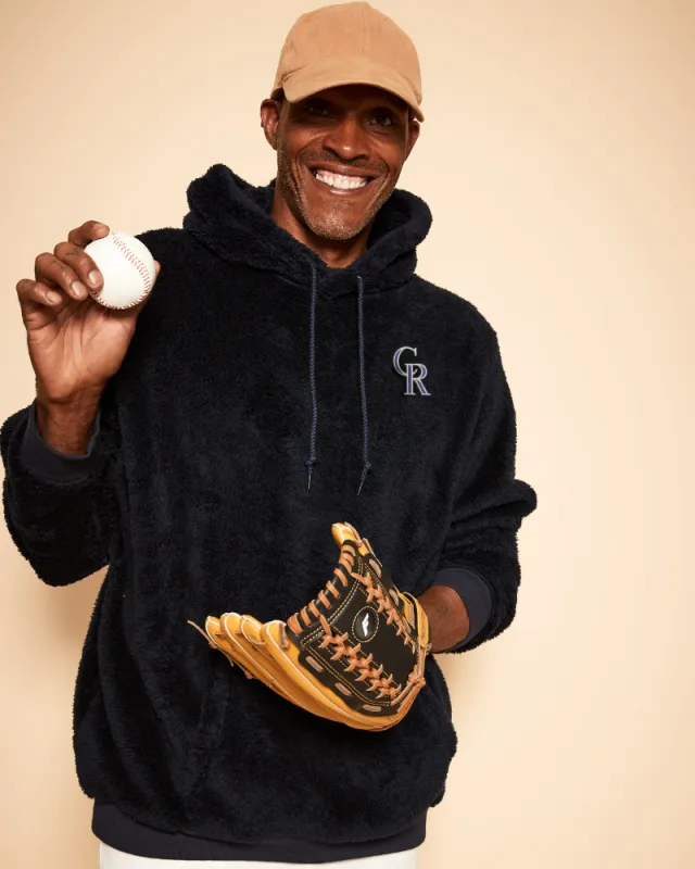 Colorado Rockies Unisex Sherpa Hoodie sold by Jill Martin