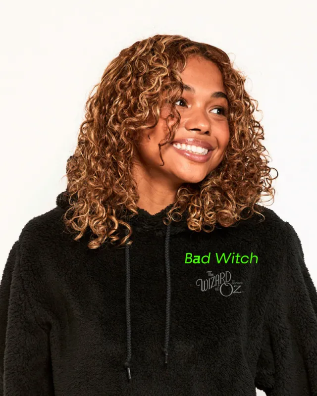 The Wizard of Oz at Sphere Bad Witch Cropped Sherpa Hoodie sold by Jill Martin