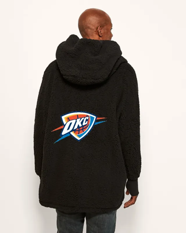 Oklahoma City Thunder Unisex Sherpa Lounger Jacket sold by Jill Martin
