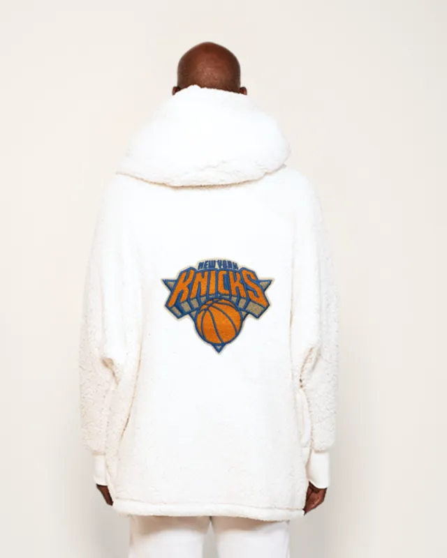 New York Knicks Sherpa Lounger Jacket sold by Jill Martin