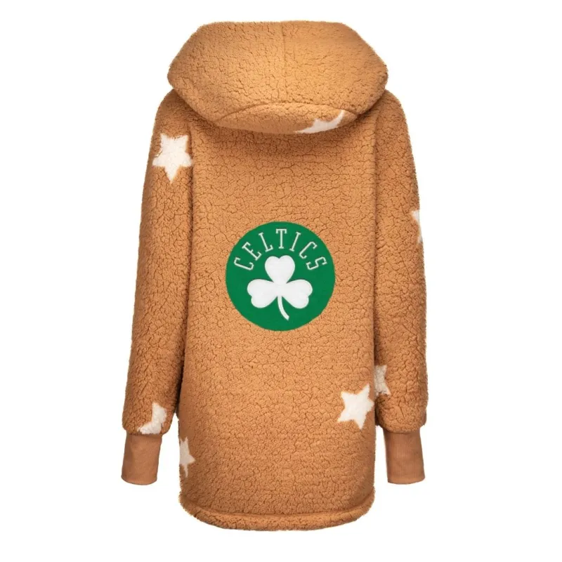 Boston Celtics Sherpa Lounger Jacket sold by Jill Martin
