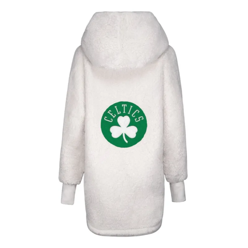 Boston Celtics Sherpa Lounger Jacket sold by Jill Martin