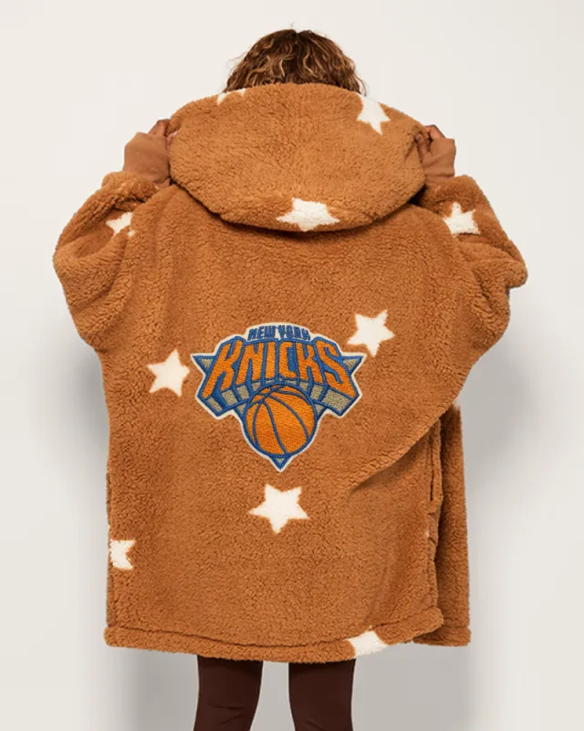 New York Knicks Sherpa Lounger Jacket sold by Jill Martin