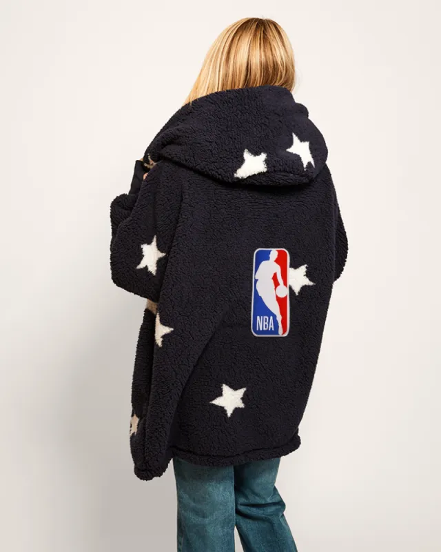 NBA Logoman Sherpa Lounger Jacket sold by Jill Martin