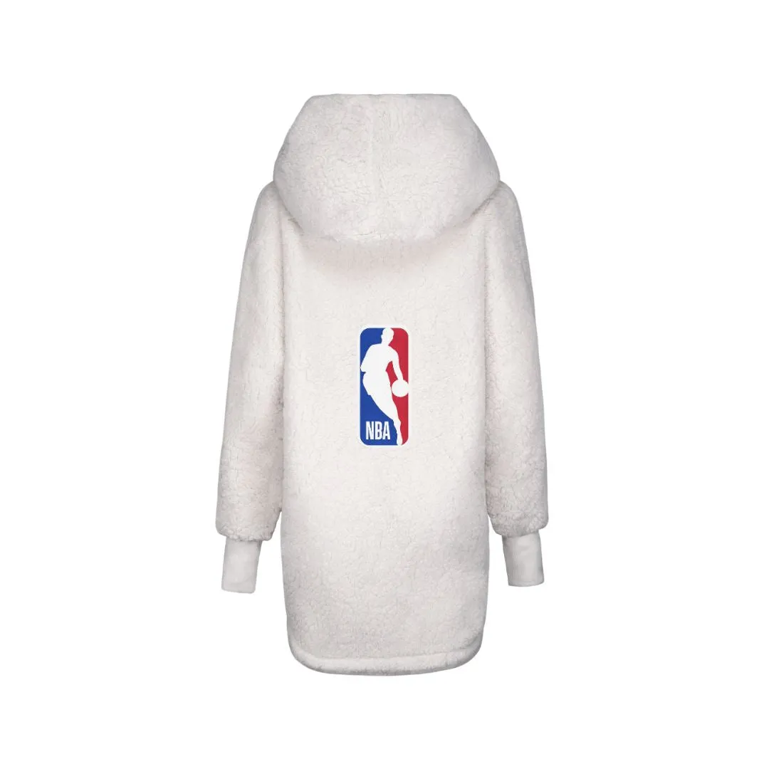 NBA Logoman Sherpa Lounger Jacket sold by Jill Martin product image thumbnail 4