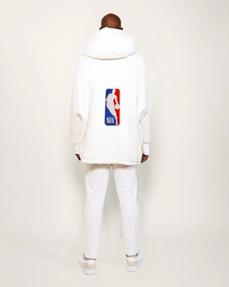 NBA Logoman Sherpa Lounger Jacket sold by Jill Martin