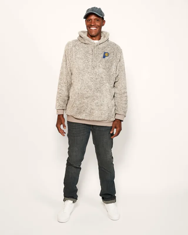Indiana Pacers Unisex Sherpa Hoodie sold by Jill Martin