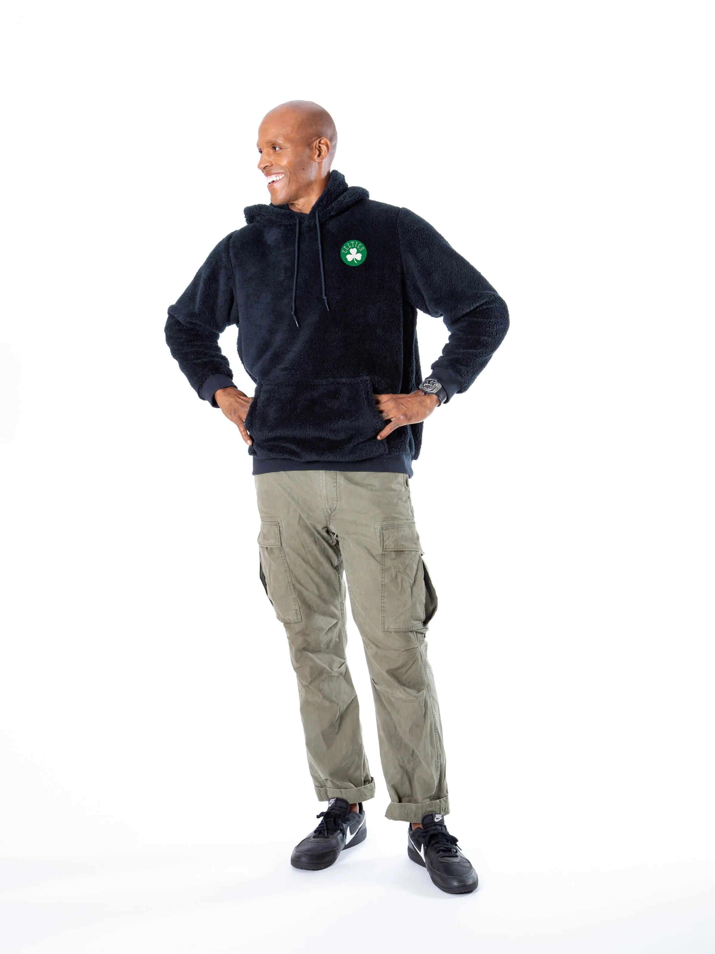 Boston Celtics Sherpa Hoodie sold by Jill Martin product image thumbnail 2