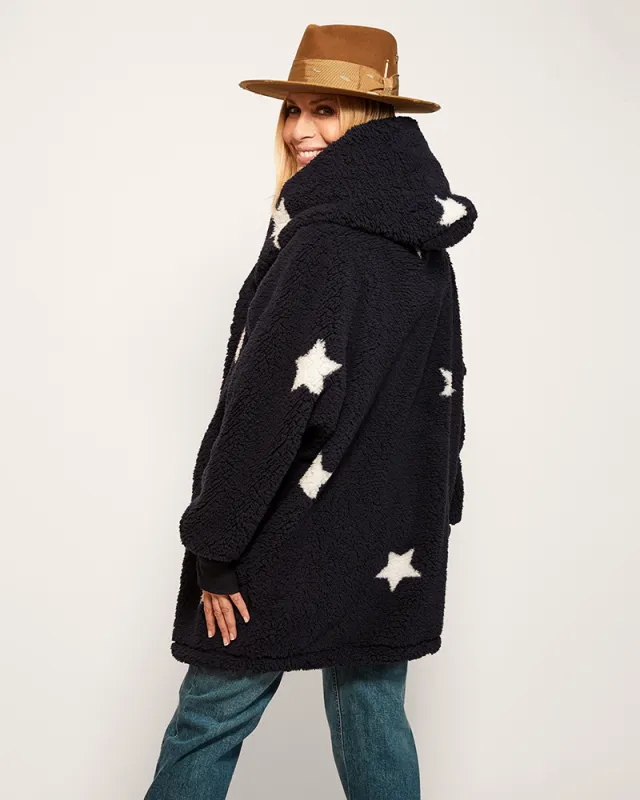 Classic Unisex Sherpa Lounger Jacket sold by Jill Martin