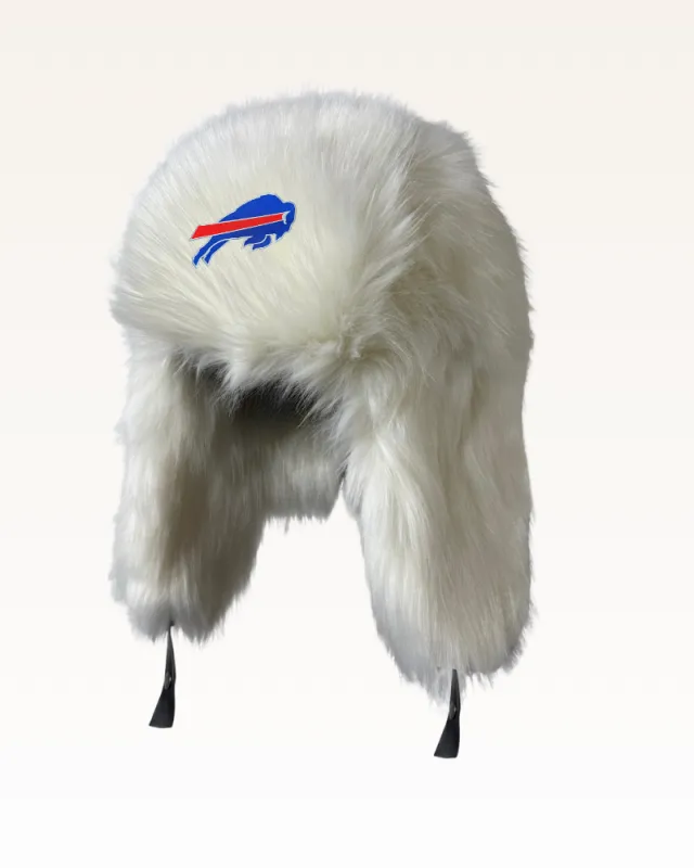 Buffalo Bills Faux Fur Trapper Hat sold by Jill Martin
