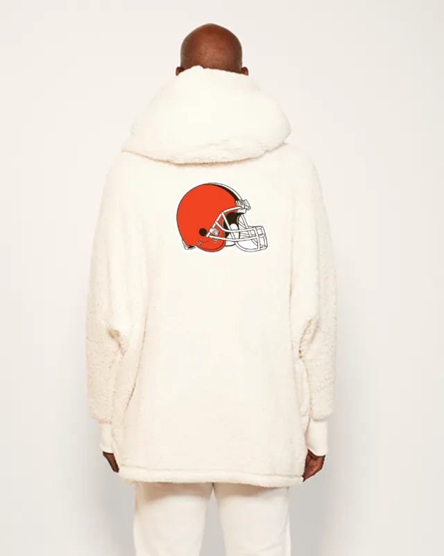 Cleveland Browns Sherpa Lounger Jacket sold by Jill Martin