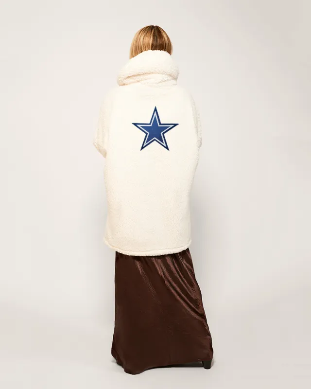 Dallas Cowboys Sherpa Lounger Jacket sold by Jill Martin