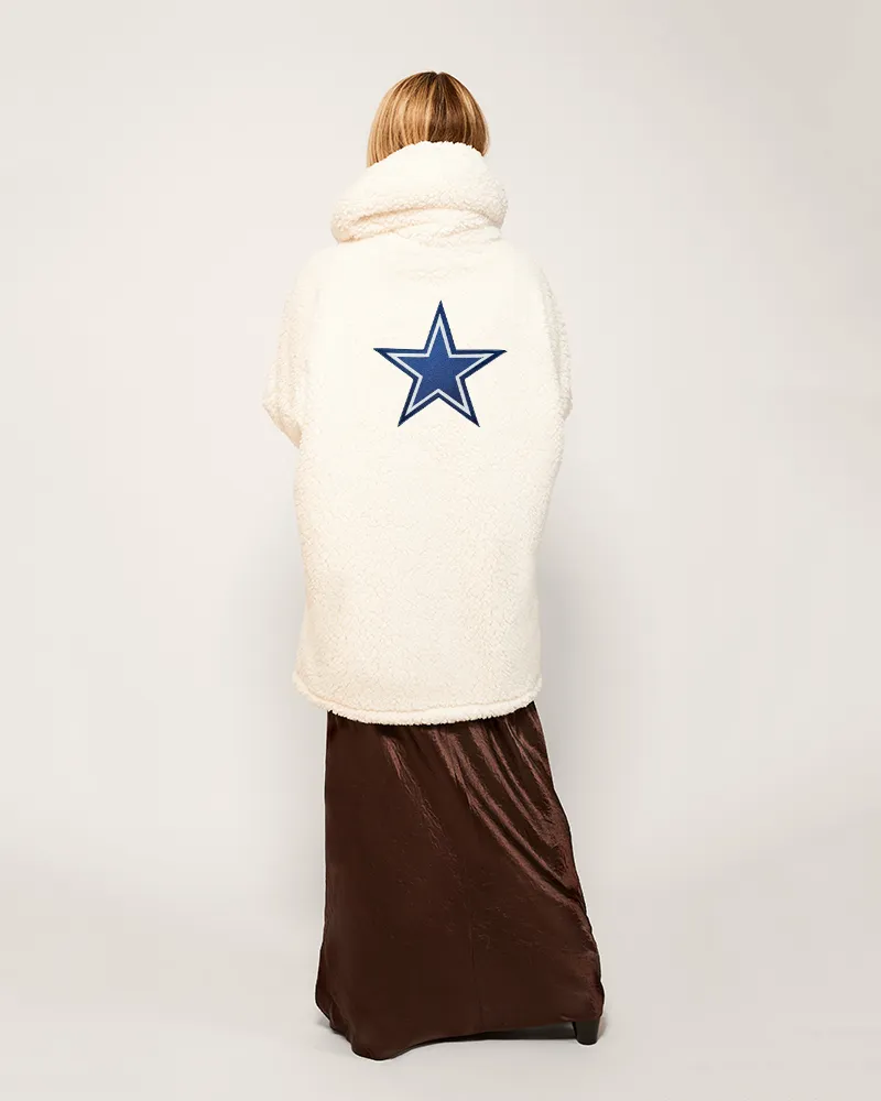Dallas Cowboys Sherpa Lounger Jacket sold by Jill Martin