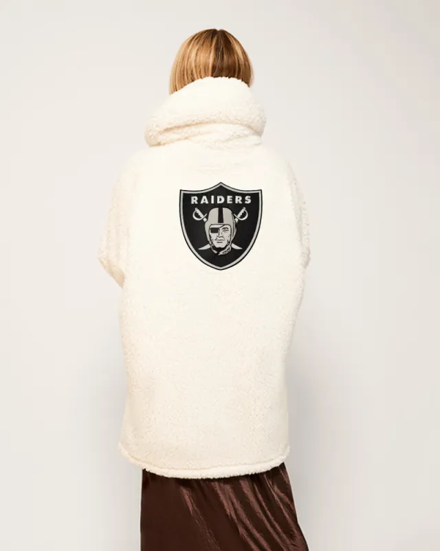 Las Vegas Raiders Sherpa Lounger Jacket sold by Jill Martin