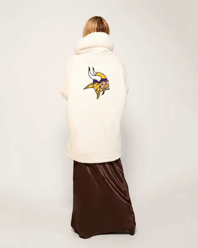 Minnesota Vikings Sherpa Lounger Jacket sold by Jill Martin
