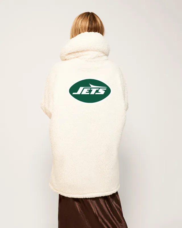 New York Jets Sherpa Lounger Jacket sold by Jill Martin