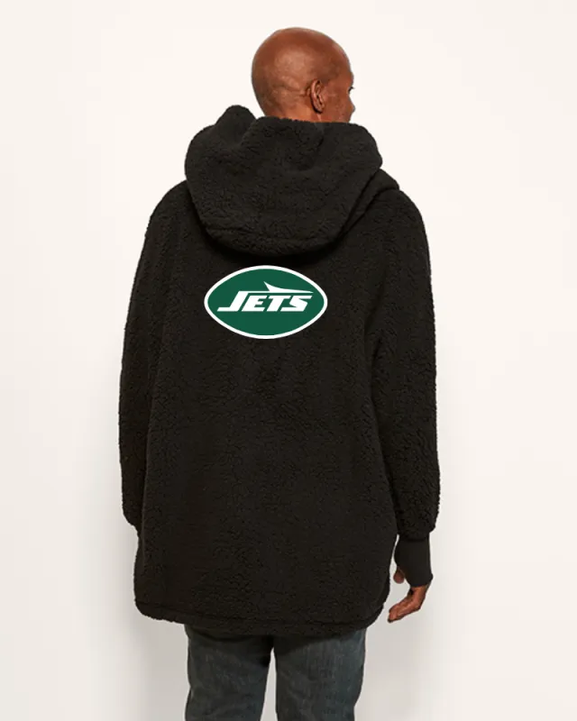 New York Jets Sherpa Lounger Jacket sold by Jill Martin
