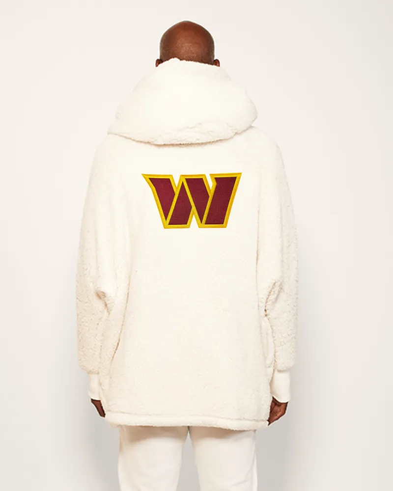 Washington Commanders Sherpa Lounger Jacket sold by Jill Martin