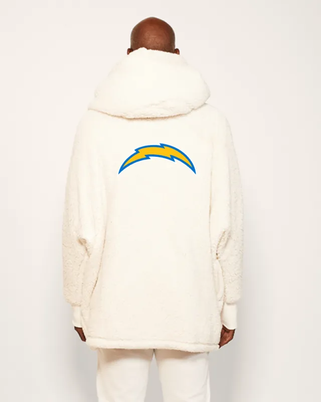 Los Angeles Chargers Sherpa Lounger Jacket sold by Jill Martin