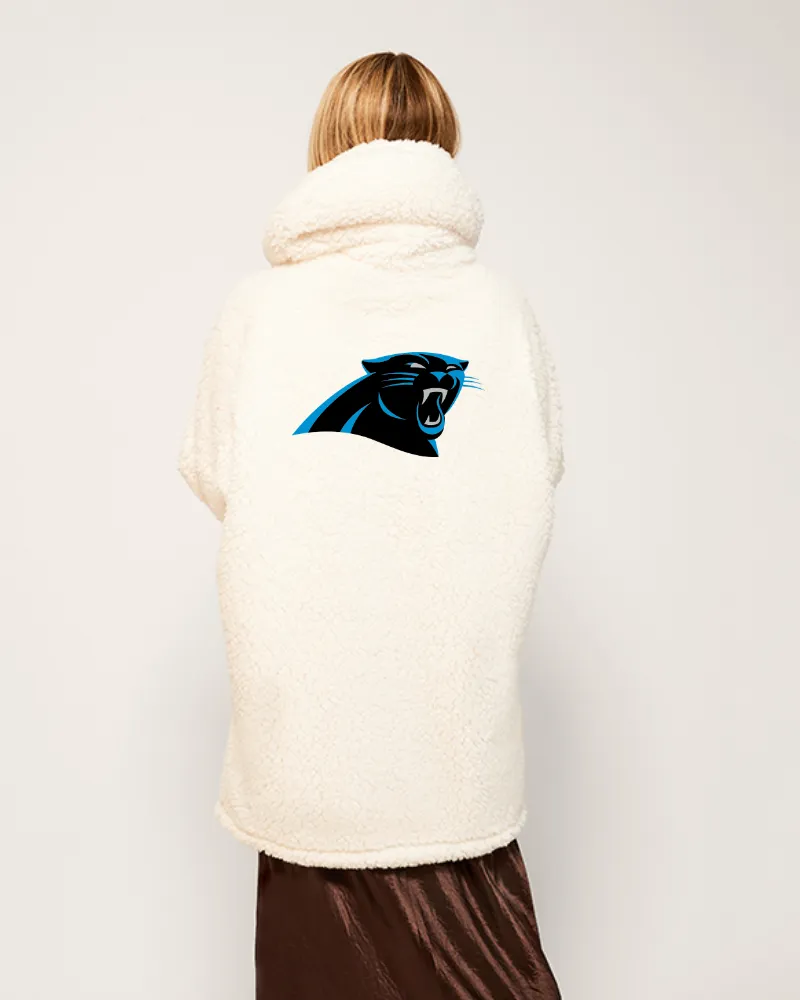 Carolina Panthers Sherpa Lounger Jacket sold by Jill Martin