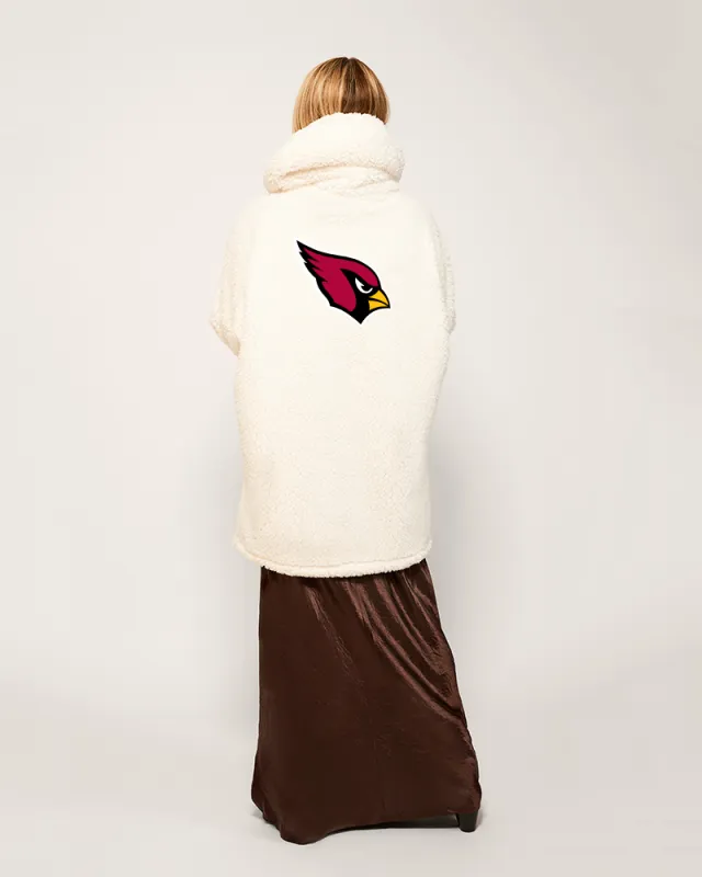 Arizona Cardinals Sherpa Lounger Jacket sold by Jill Martin