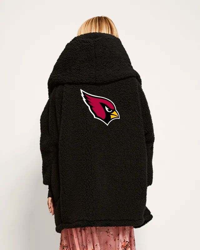 Arizona Cardinals Sherpa Lounger Jacket sold by Jill Martin