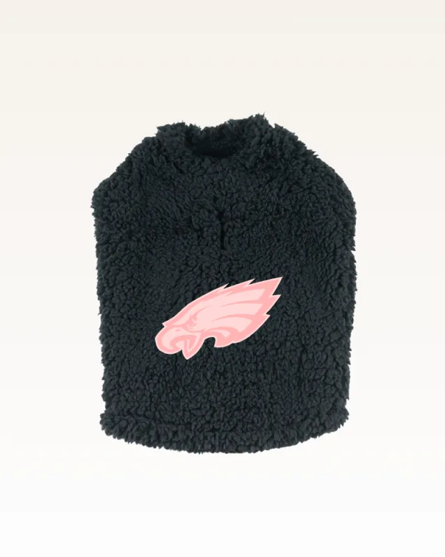 Philadelphia Eagles Pink Logo Sherpa Pet Jacket sold by Jill Martin