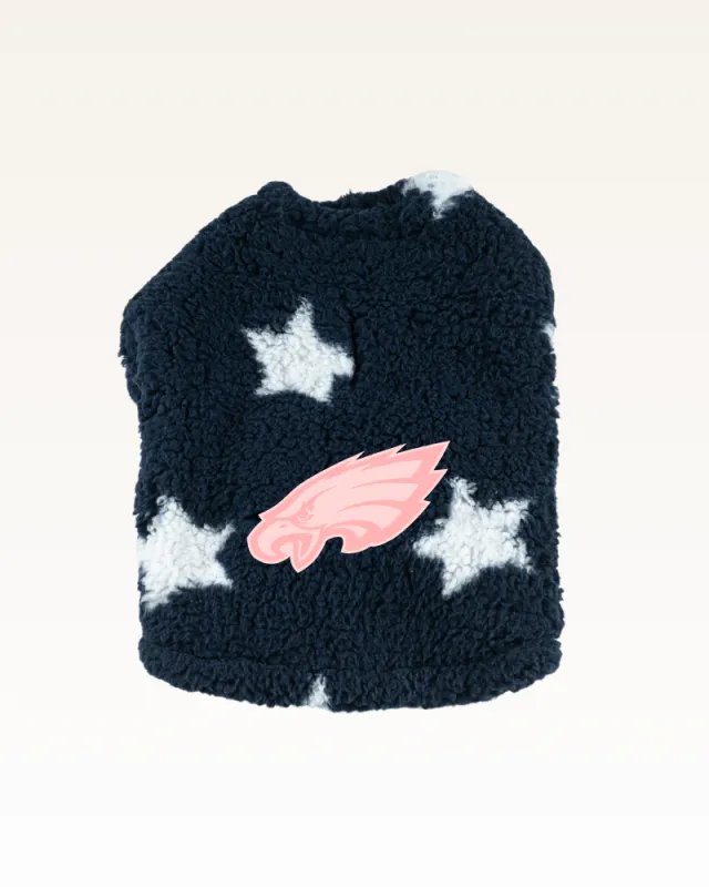 Philadelphia Eagles Pink Logo Sherpa Pet Jacket sold by Jill Martin
