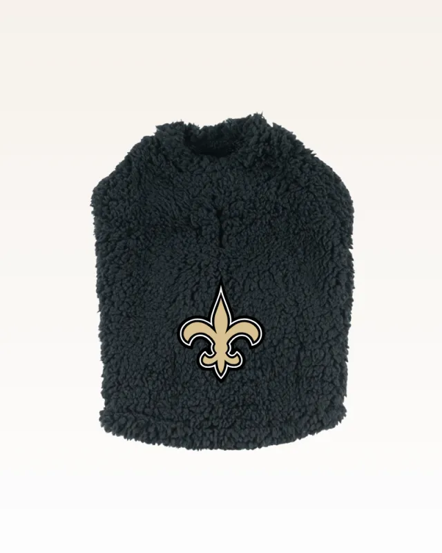 New Orleans Saints Sherpa Pet Jacket sold by Jill Martin