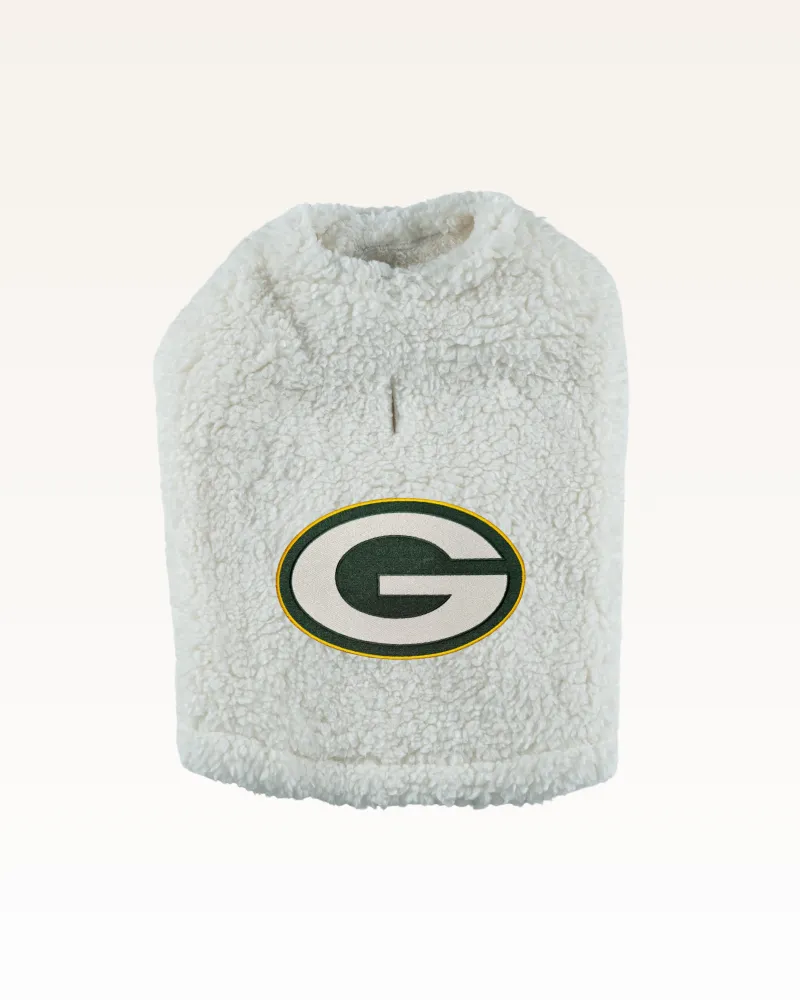 Green Bay Packers Sherpa Pet Jacket sold by Jill Martin