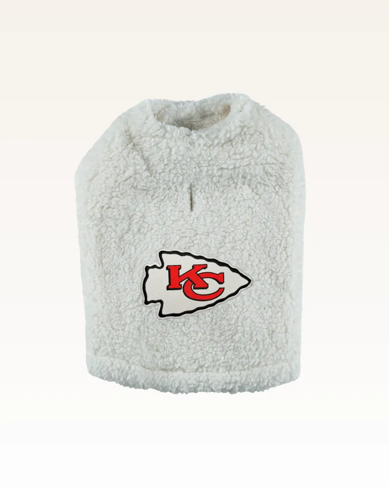 Kansas City Chiefs Sherpa Pet Jacket sold by Jill Martin