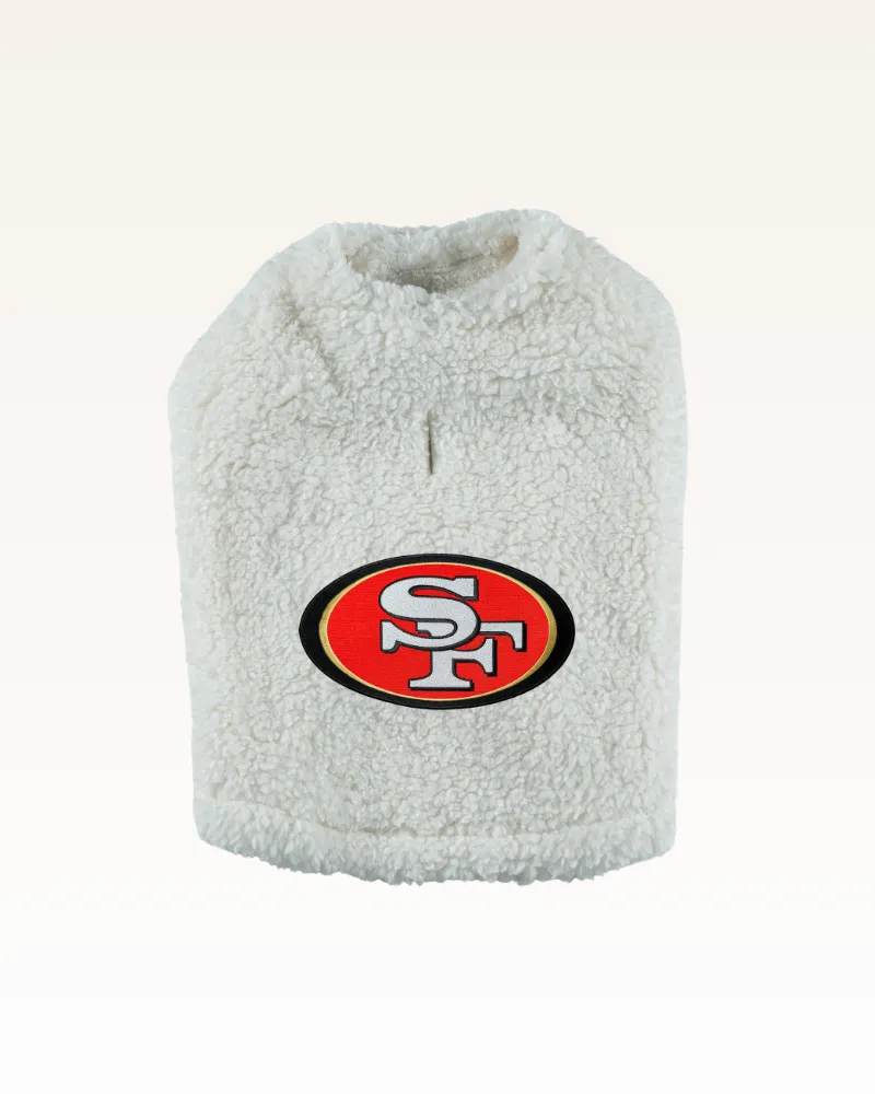 San Francisco 49ers Sherpa Pet Jacket sold by Jill Martin