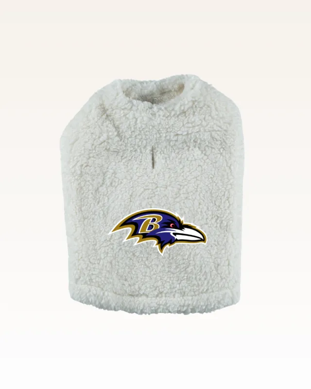 Baltimore Ravens Sherpa Pet Jacket sold by Jill Martin
