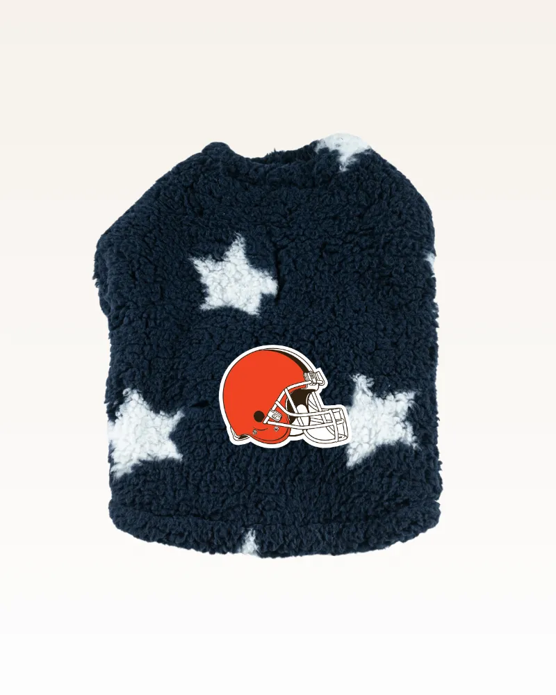 Cleveland Browns Sherpa Pet Jacket sold by Jill Martin