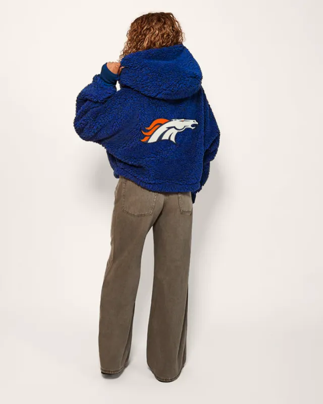 Denver Broncos Cropped Sherpa Lounger sold by Jill Martin