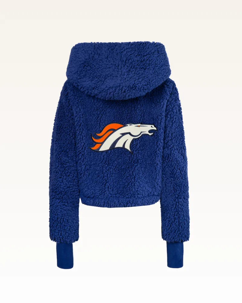 Denver Broncos Cropped Sherpa Lounger sold by Jill Martin product image thumbnail 3