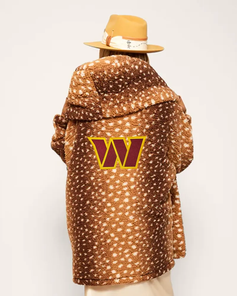 Washington Commanders Sherpa Lounger Jacket sold by Jill Martin