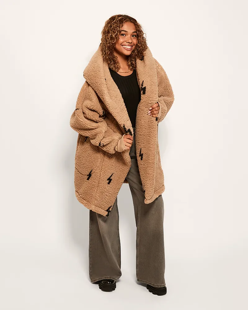 Philadelphia Eagles Sherpa Lounger Jacket sold by Jill Martin product image thumbnail 2